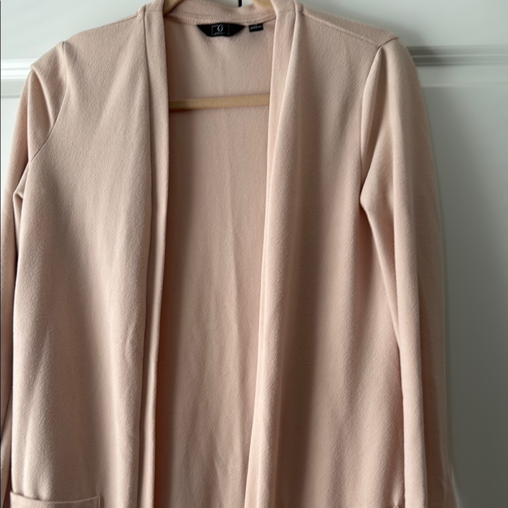 Elegant Dusty Pink Women's Duster